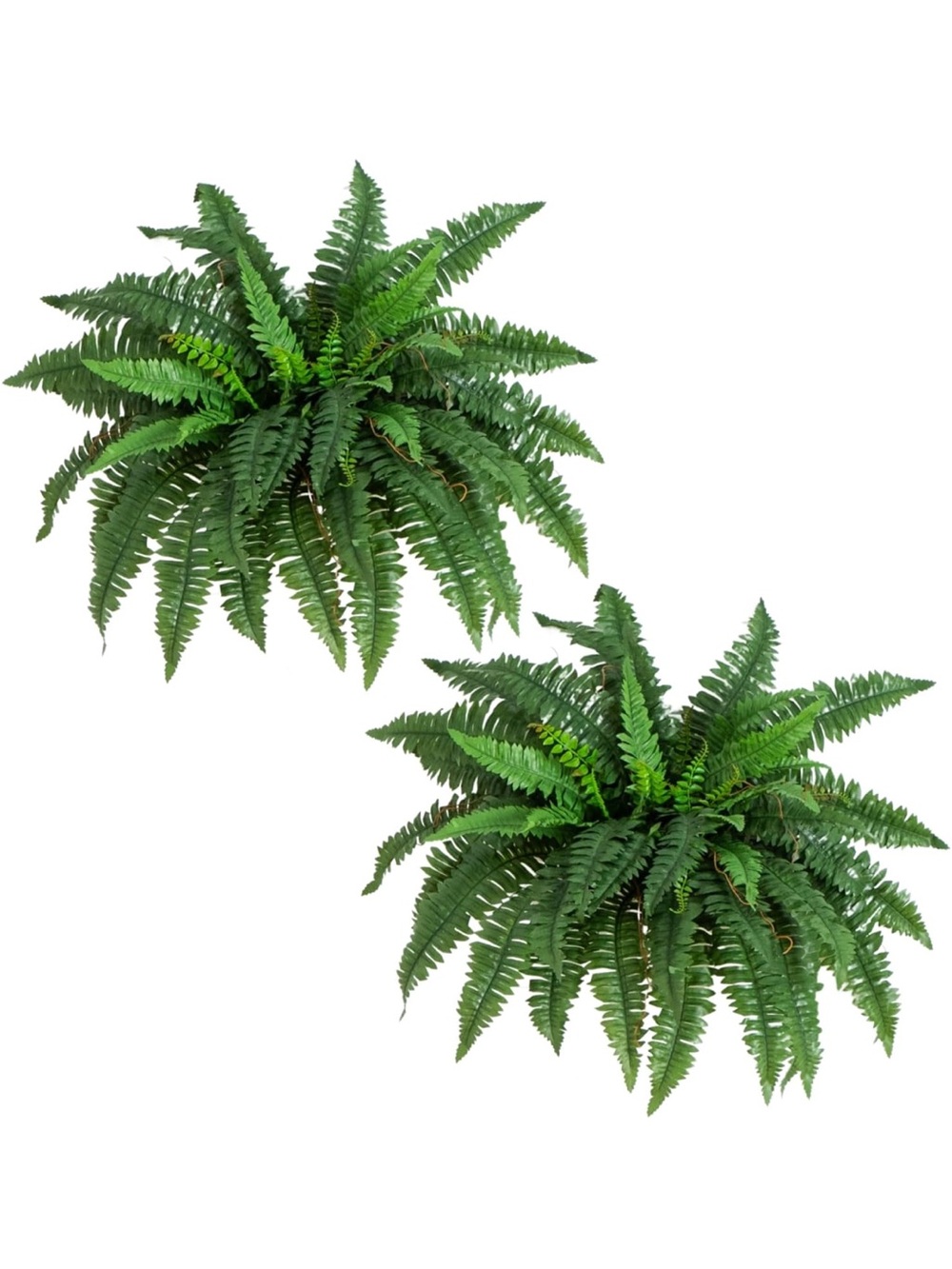 Nearly Natural 40in Boston Fern Artificial Plant, Large Hanging Fake Plant